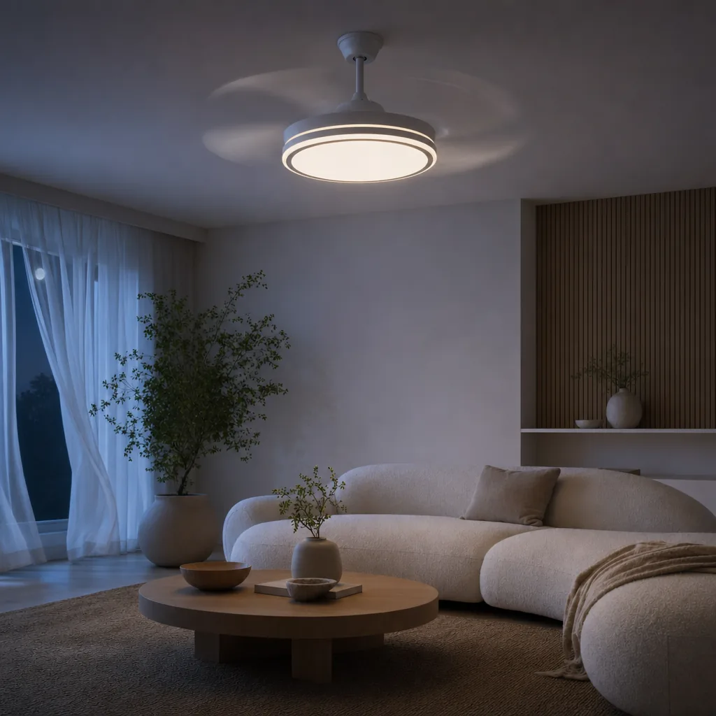 Le ventilateur de plafond noir : la pièce déco forte des intérieurs contemporains